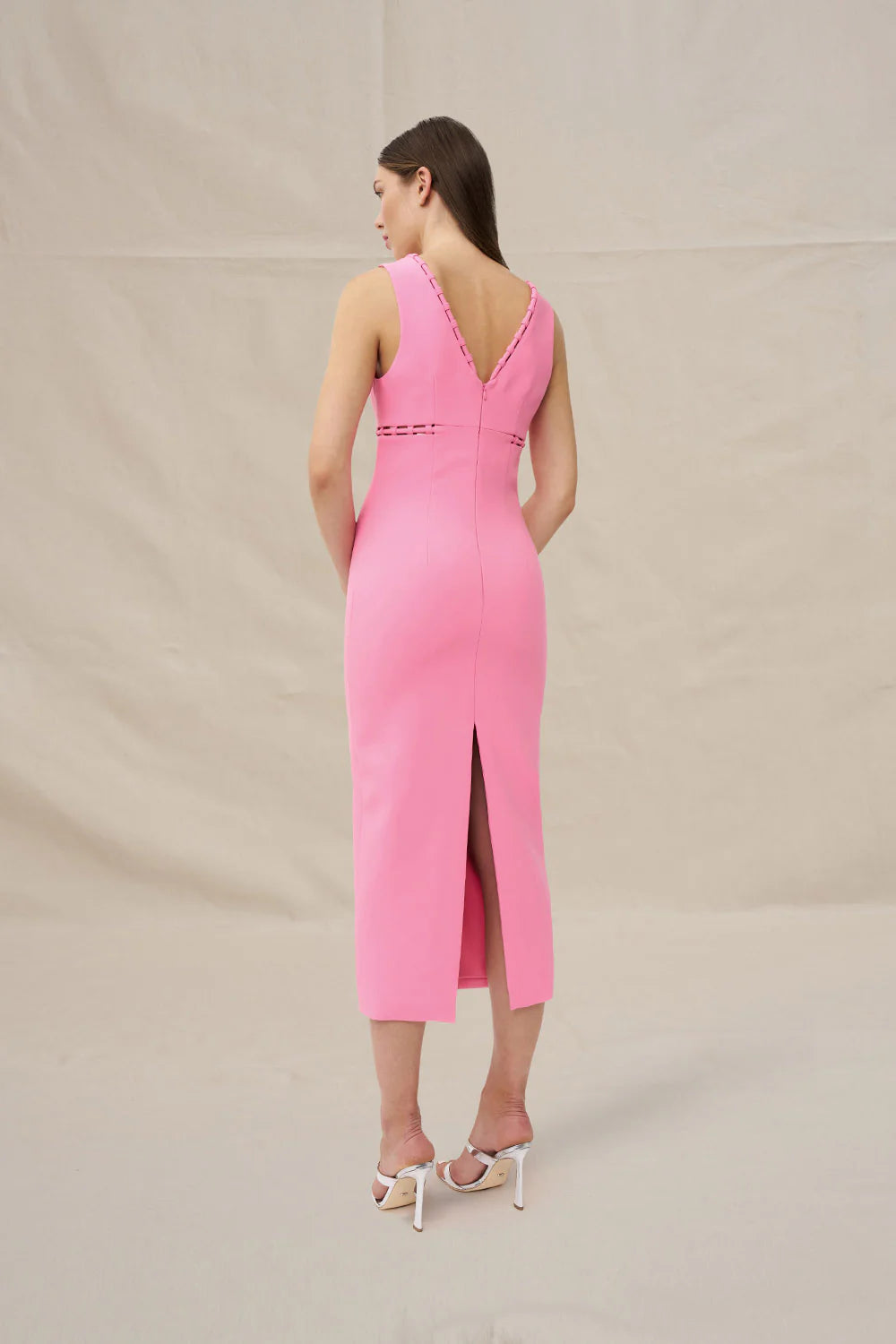 Lina Loop Midi Dress by By Johnny
