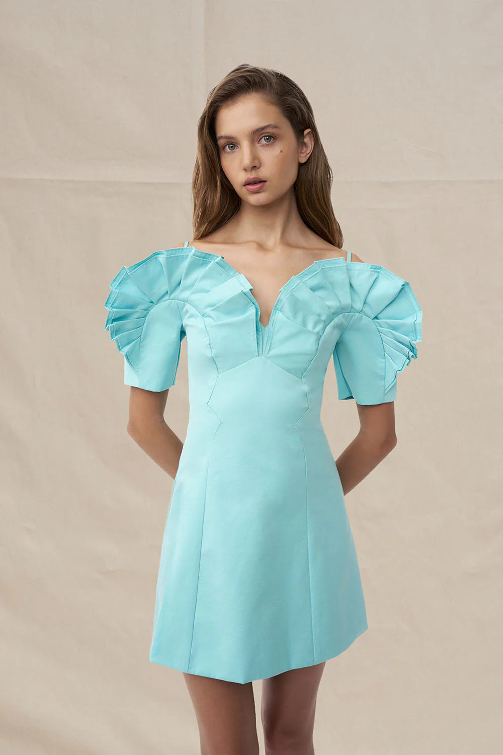 Ramira Off Shoulder Mini Dress by By Johnny