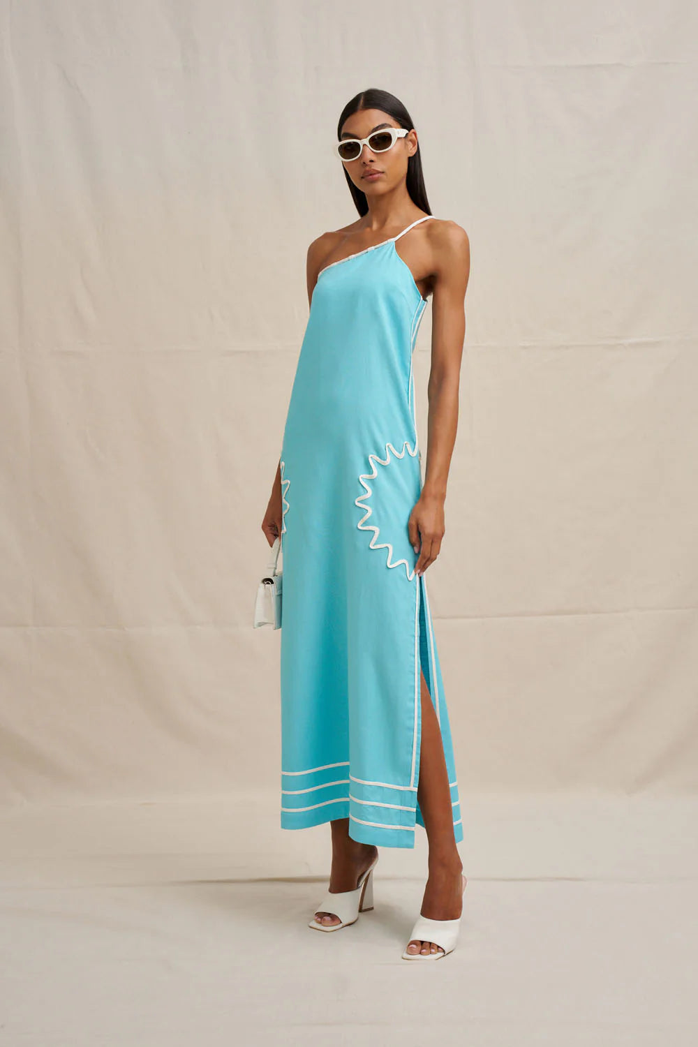 Oasis One Shoulder Maxi Dress by By Johnny