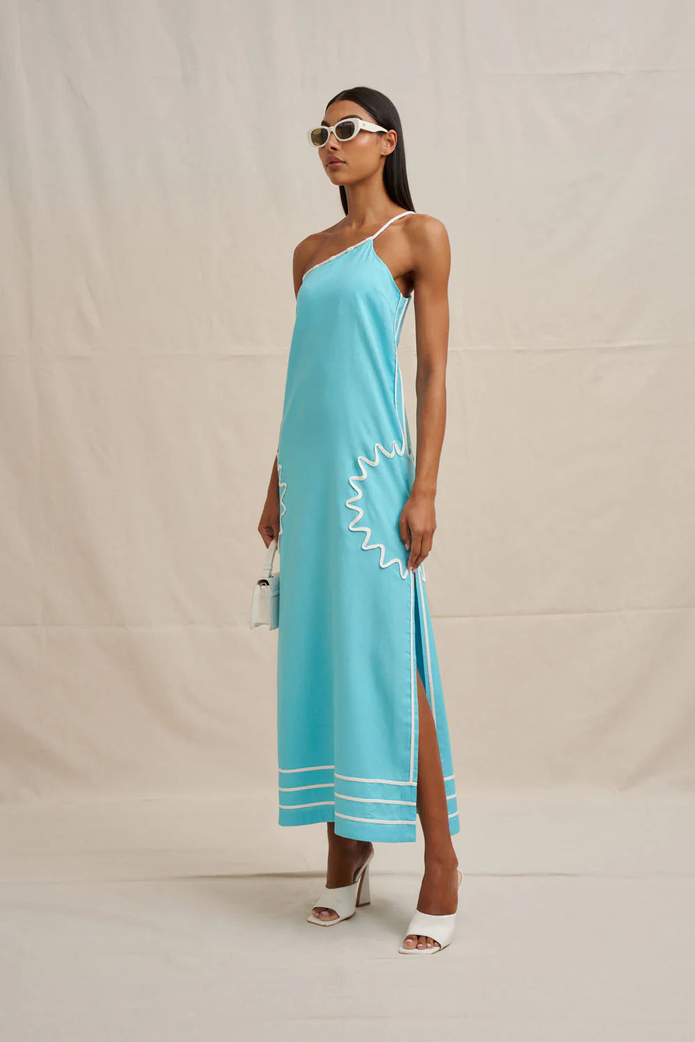 Oasis One Shoulder Maxi Dress by By Johnny