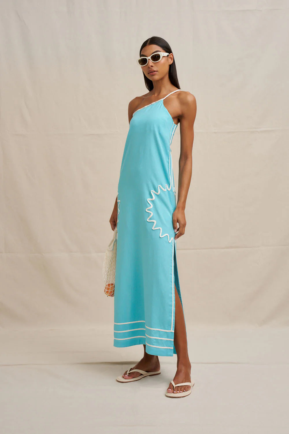 Oasis One Shoulder Maxi Dress by By Johnny