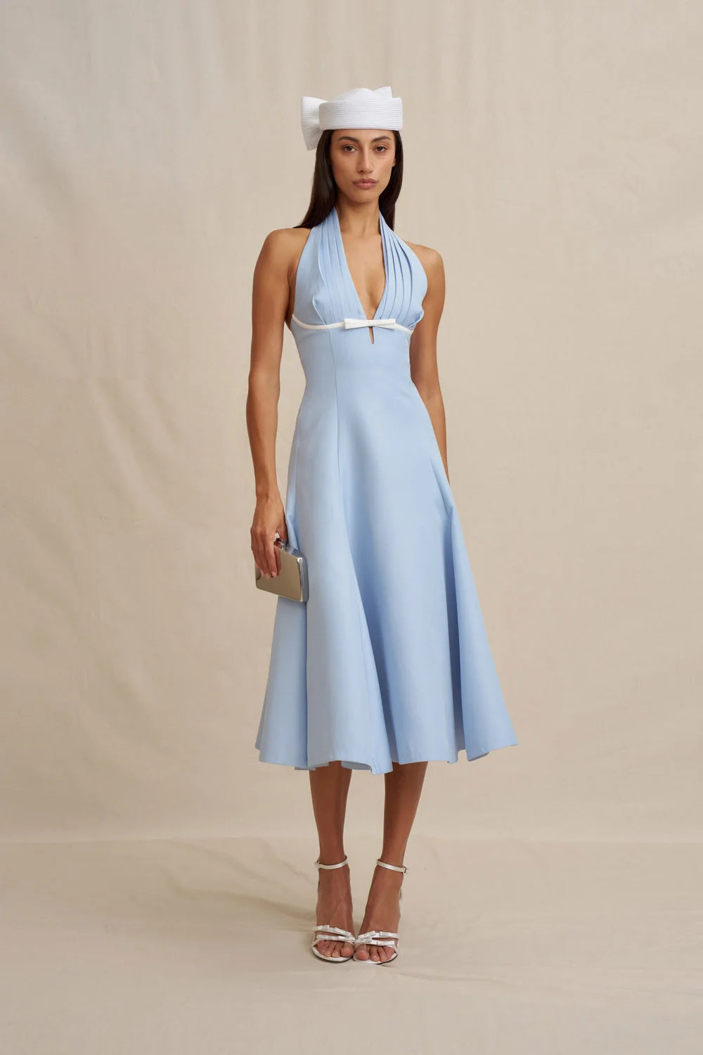 Lilian Halter Midi Dress by By Johnny Size 8