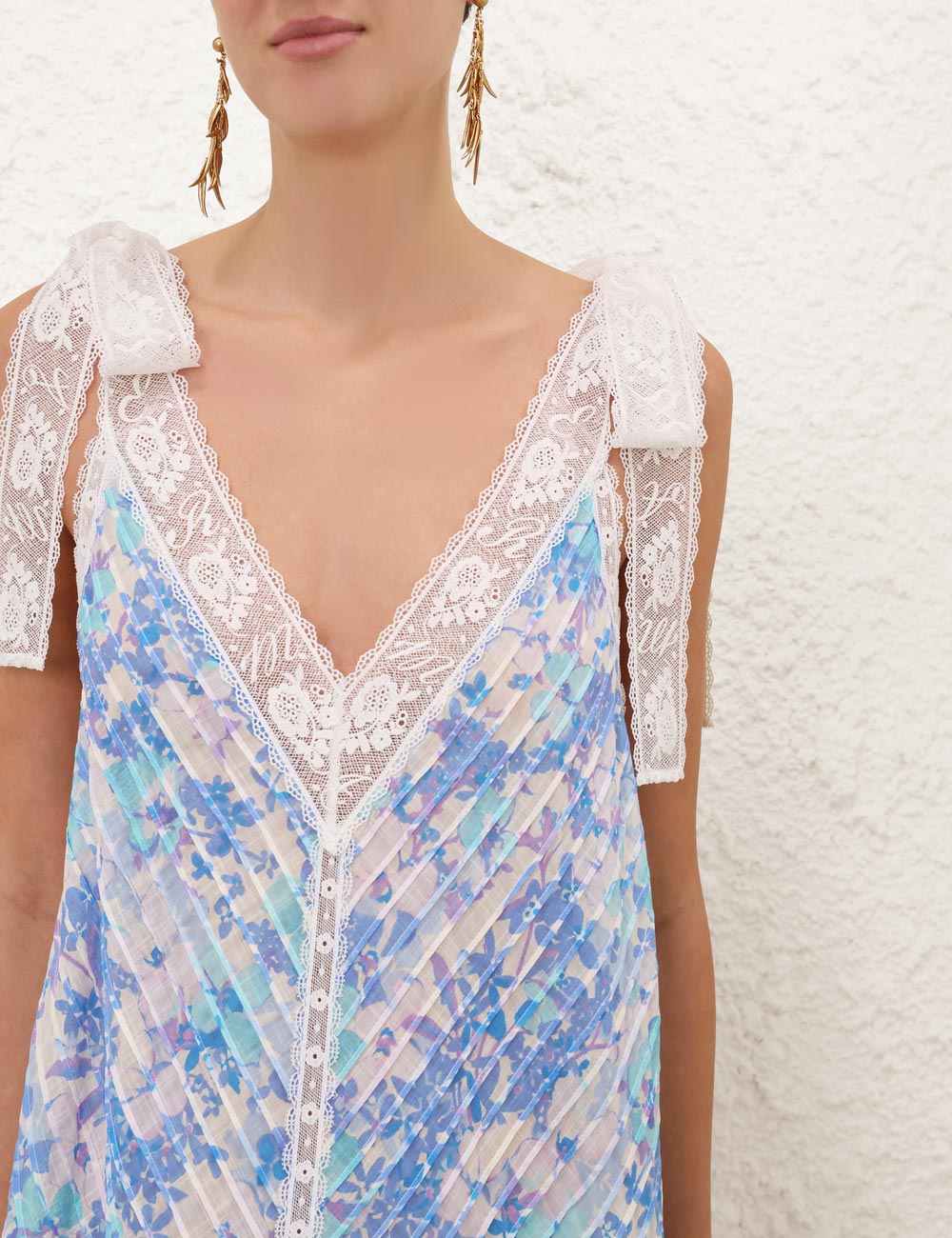 Solstice Lantern Mini Dress by Zimmermann
