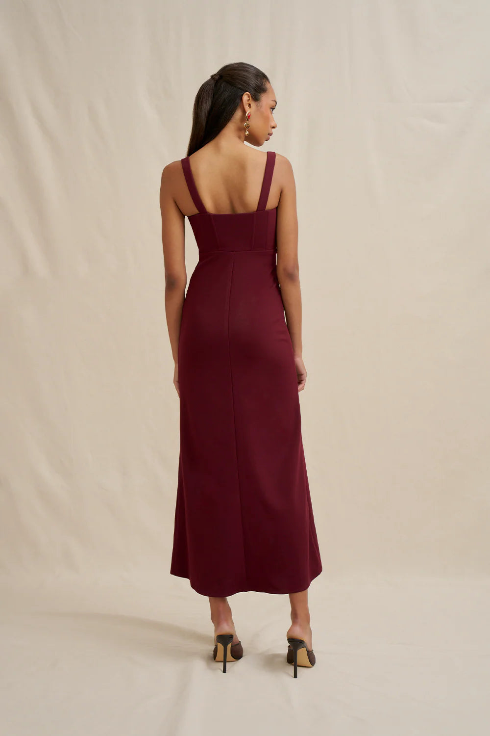 Basia Bodice Midi Dress by By Johnny