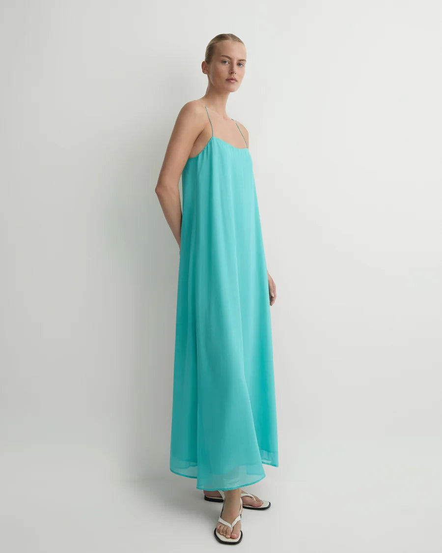 Capri Silk Cami Dress - Aqua by Bondi Born Size 1
