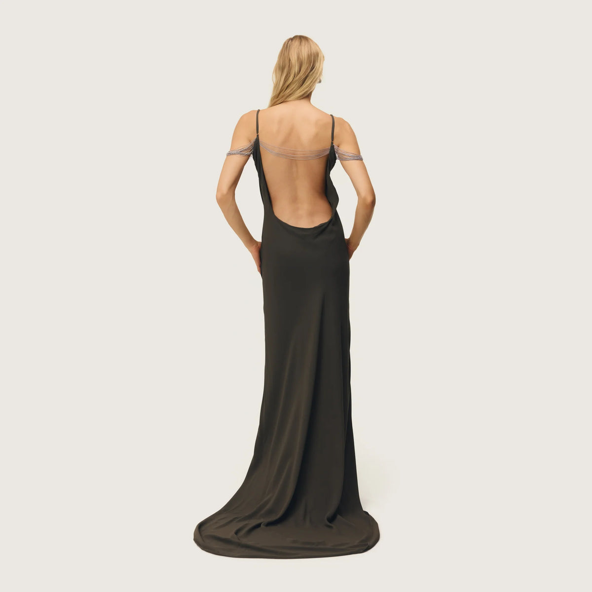 Corina Dress Truffle by Arcina Ori Size S