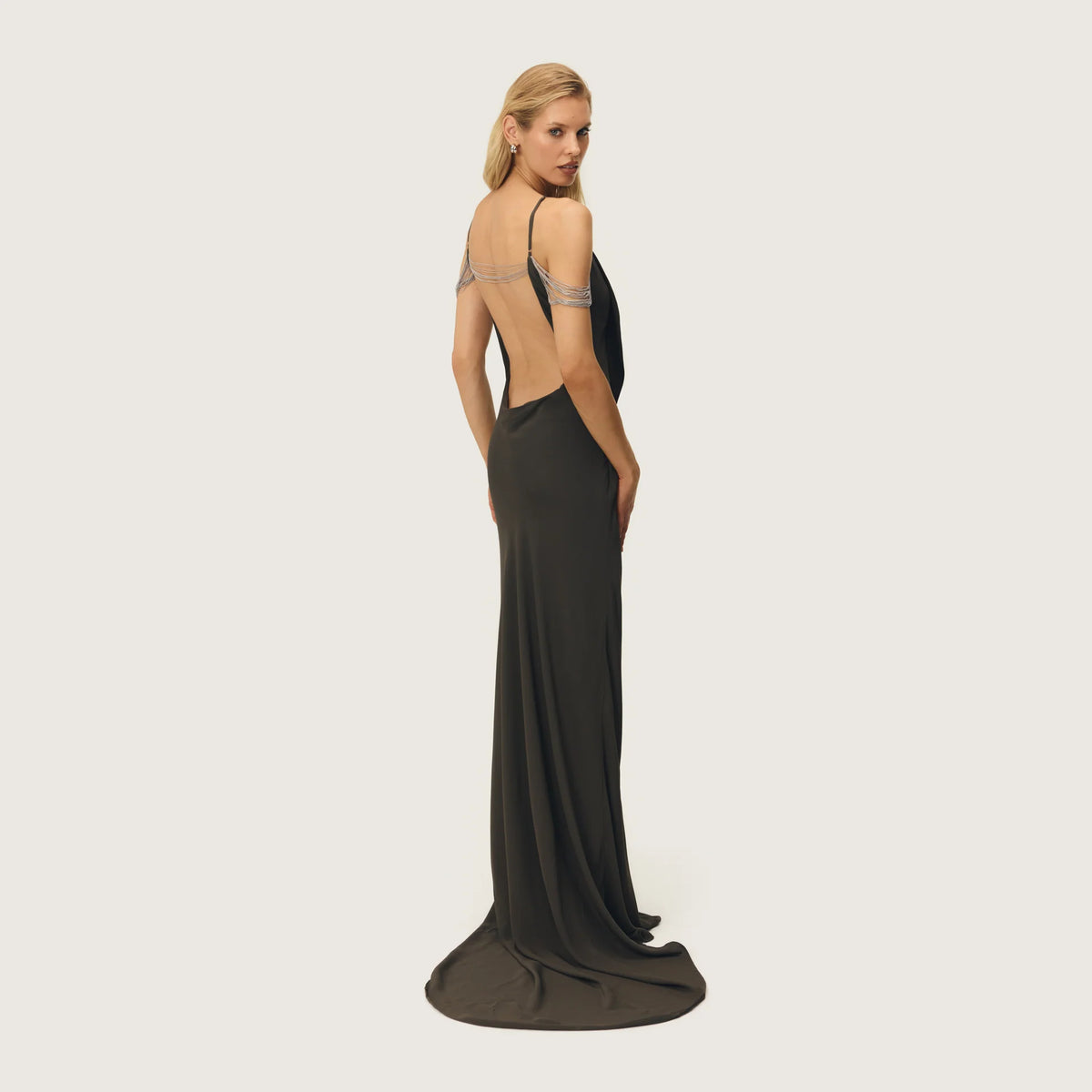 Corina Dress Truffle by Arcina Ori Size S