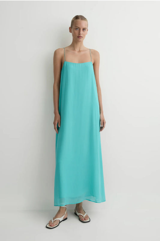 Capri Silk Cami Dress - Aqua by Bondi Born Size 1