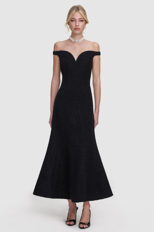 Boucle Midi Dress by Self Portrait