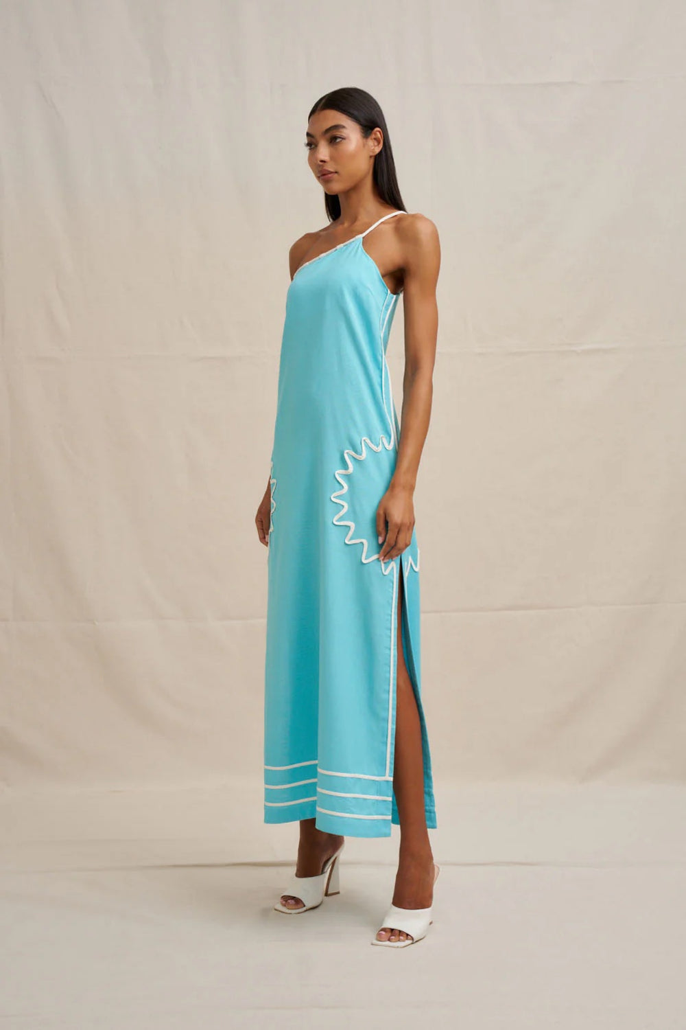 Oasis One Shoulder Maxi Dress by By Johnny