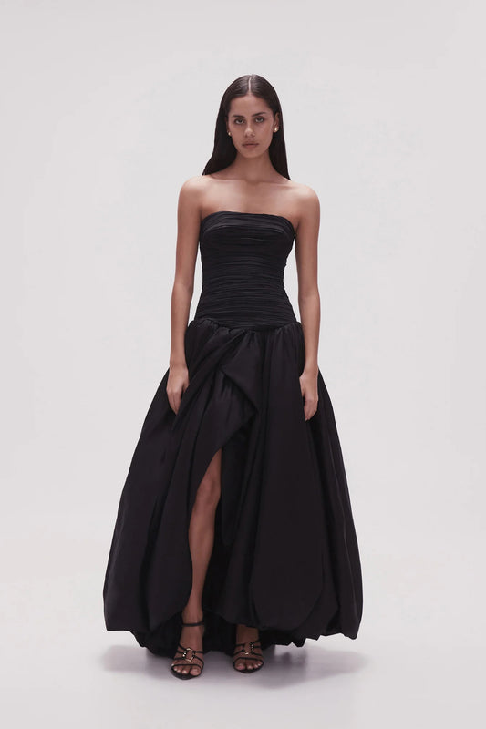 Violette Bubble Maxi Black by Aje