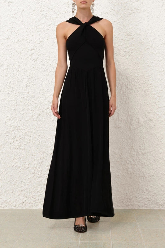 Crush Halter Neck Midi Dress by Zimmermann