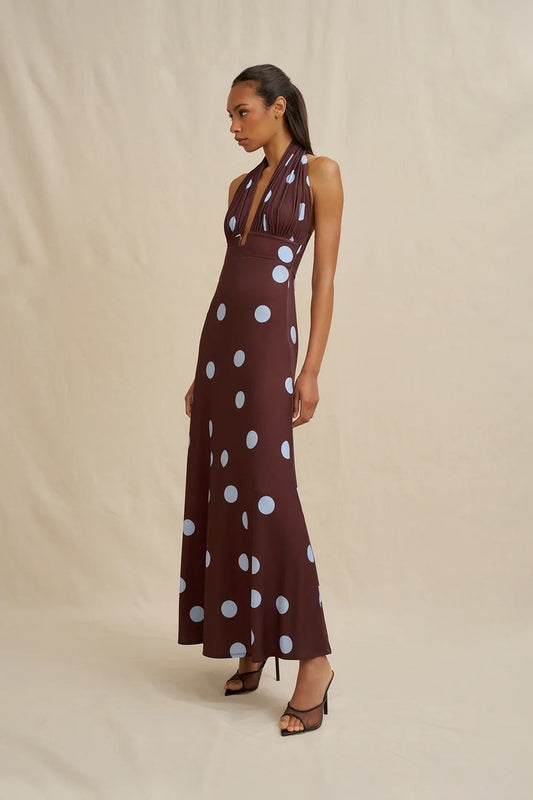 Paloma Polka Ankle Dress by By Johnny