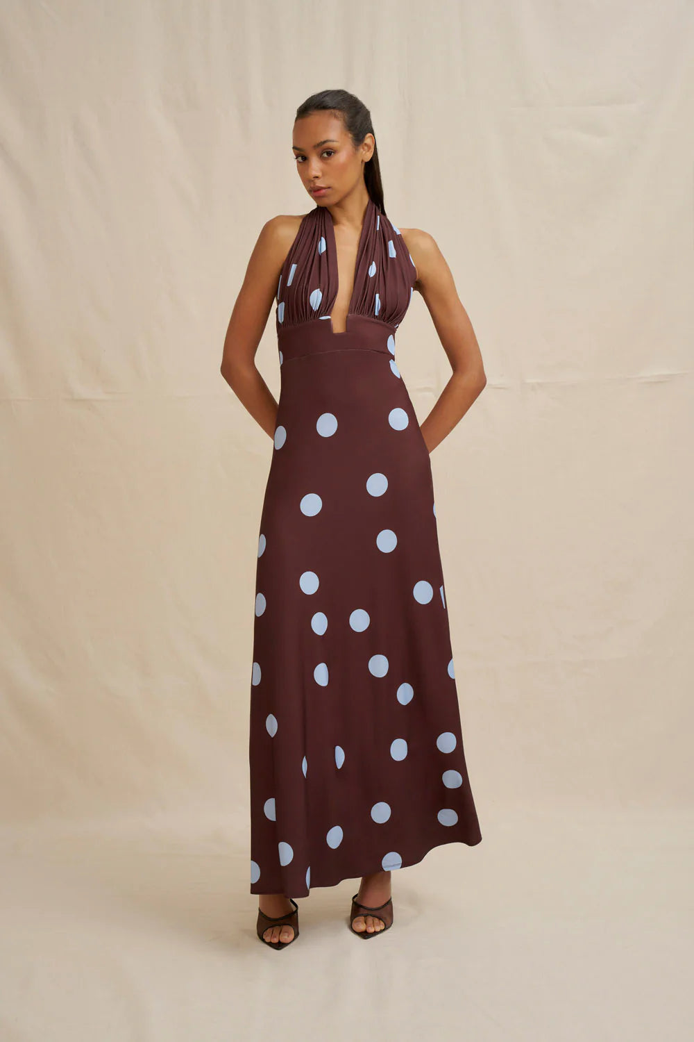 Paloma Polka Ankle Dress by By Johnny