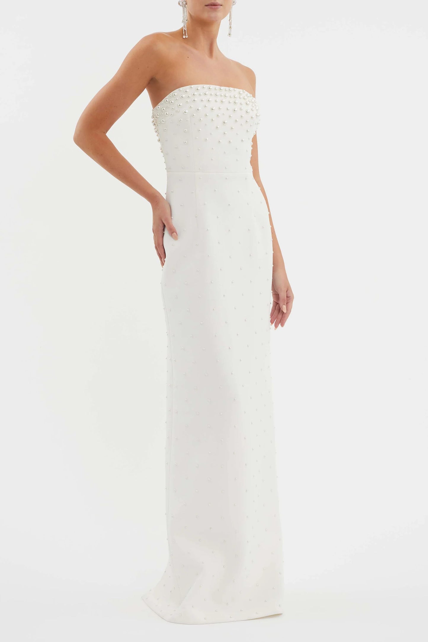 Therese Pearl Gown by Rebecca Vallance