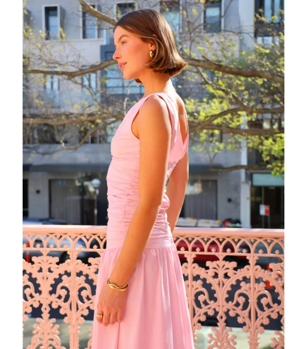 Bowie Maxi Dress Marshmallow By Nicola