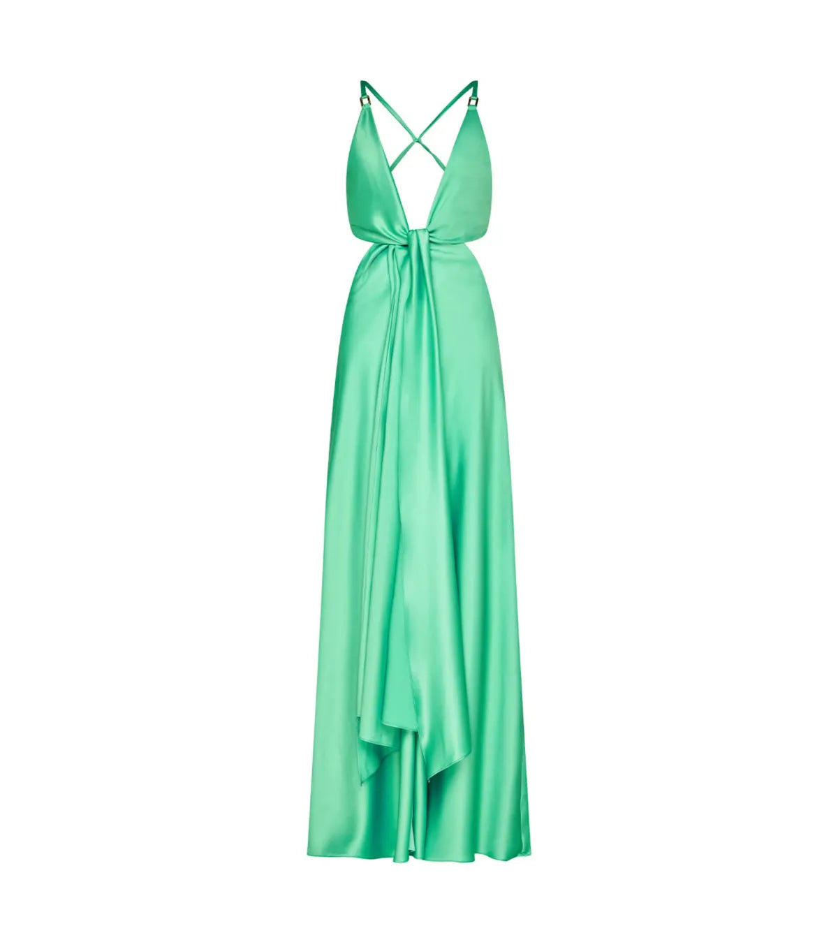 Evening Trance Slip Dress in Green by Manning Cartell