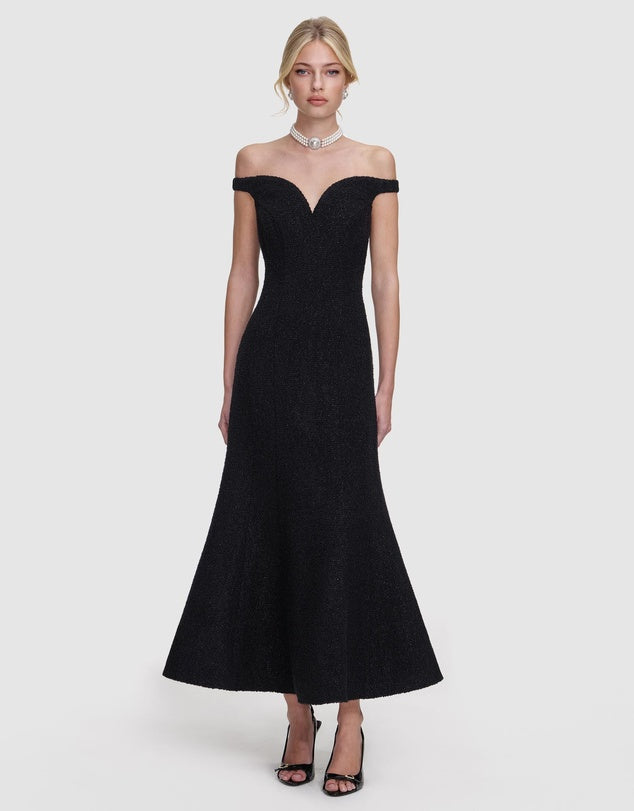Boucle Midi Dress by Self Portrait