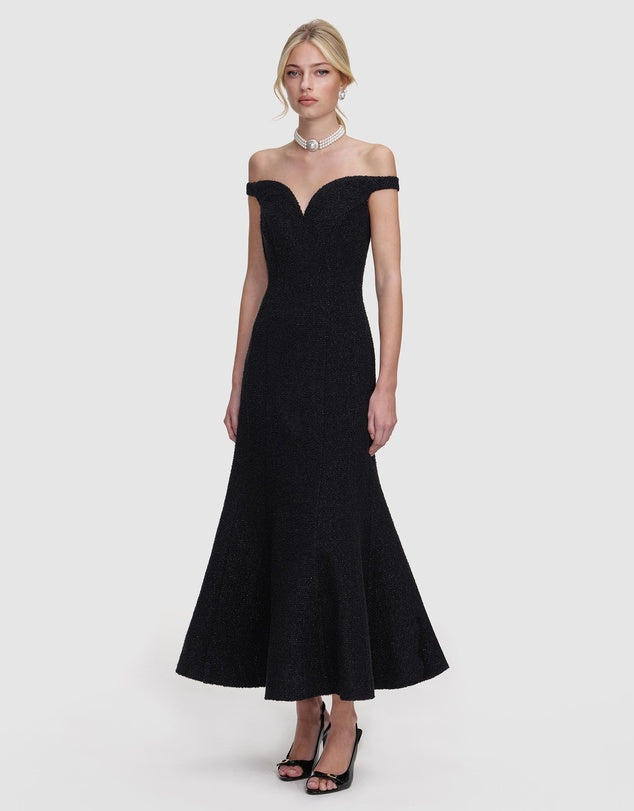 Boucle Midi Dress by Self Portrait