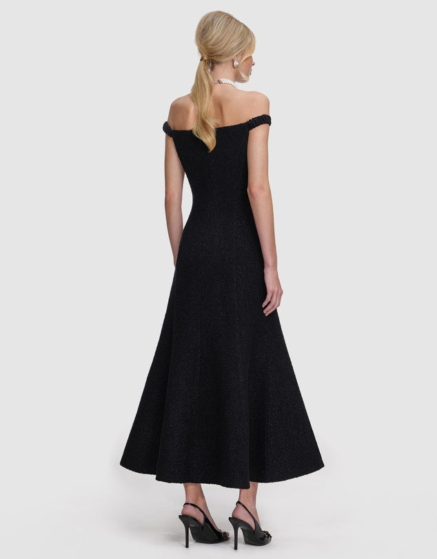 Boucle Midi Dress by Self Portrait